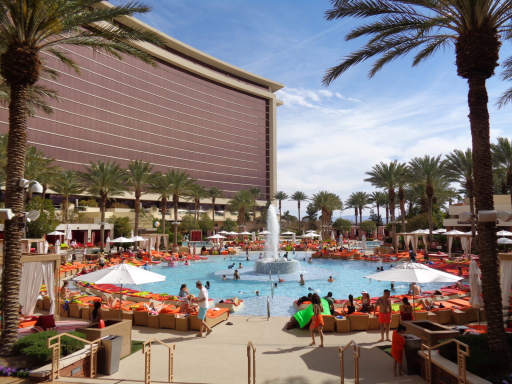 pool area at red rock casino