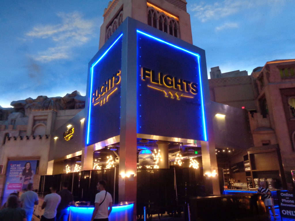 "FLIGHTS" Restaurant on Las Vegas Strip SNEAK PEAK PHOTOS - VegasChanges