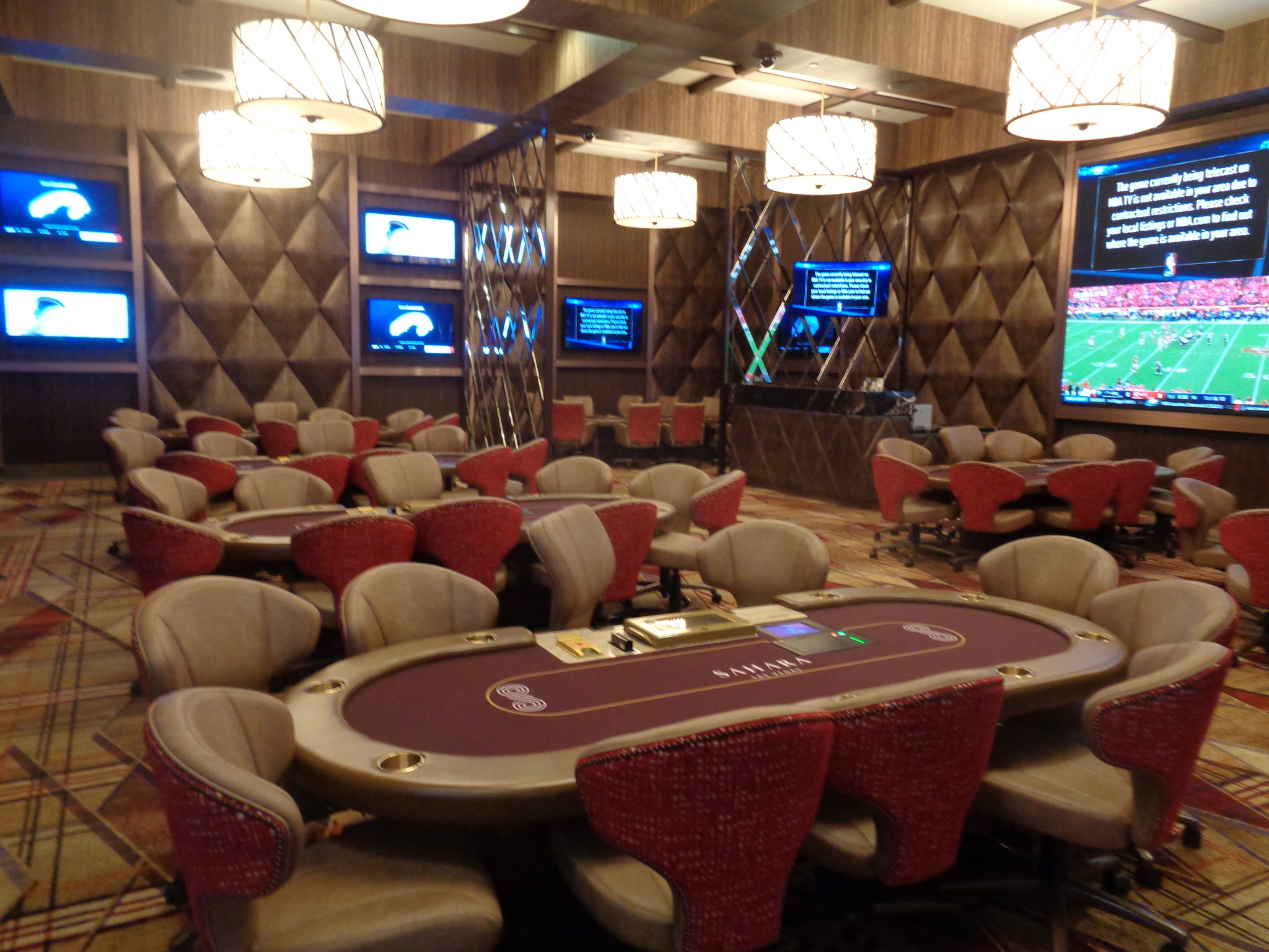 Sahara Las Vegas adds 8 table Poker Room & opens Prendi Deli PHOTOS