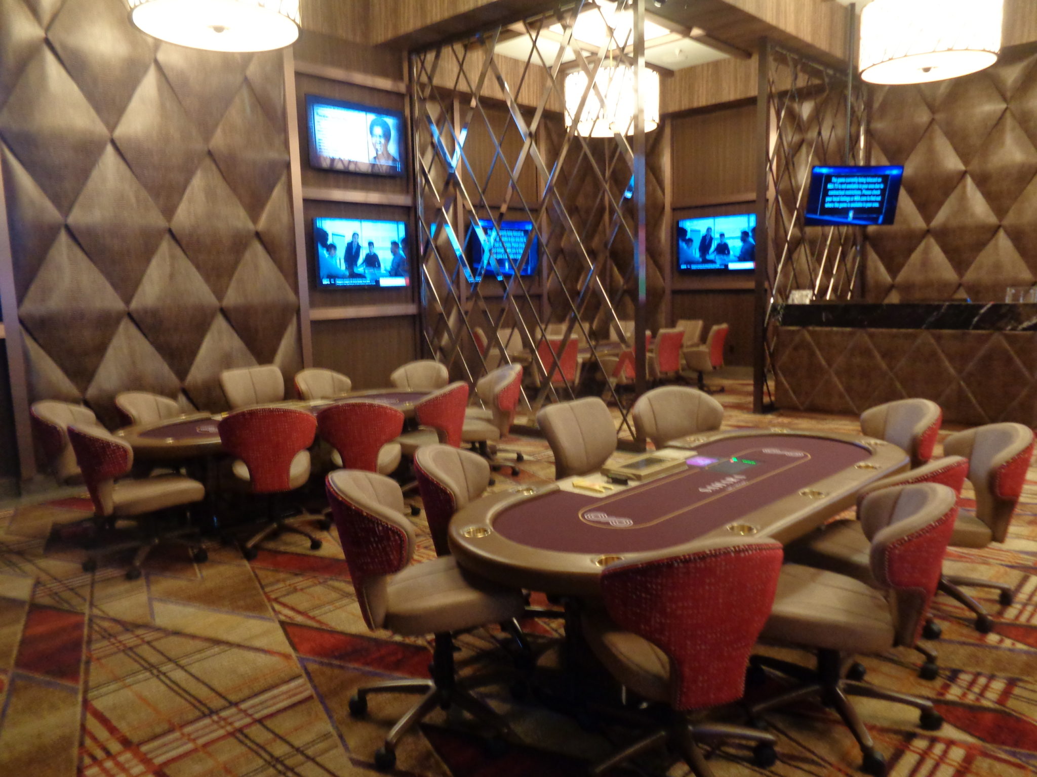 Sahara Las Vegas adds 8 table Poker Room & opens Prendi Deli PHOTOS