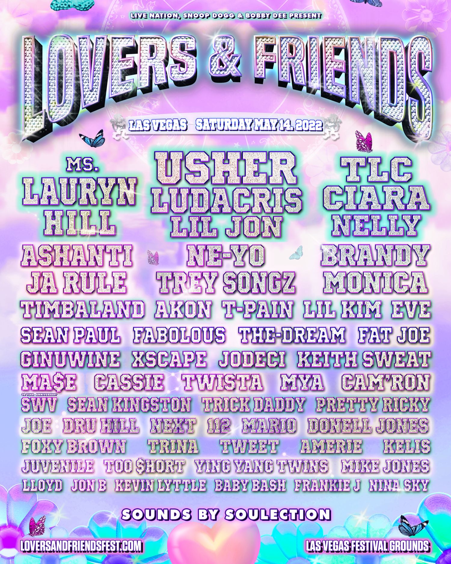 Lovers & Friends Festival Coming to Las Vegas Festival Grounds in May