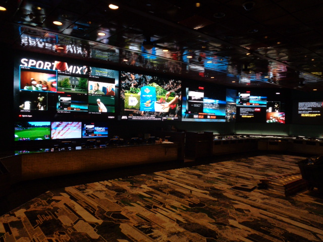 Bally's sports book, lower level being renovated?