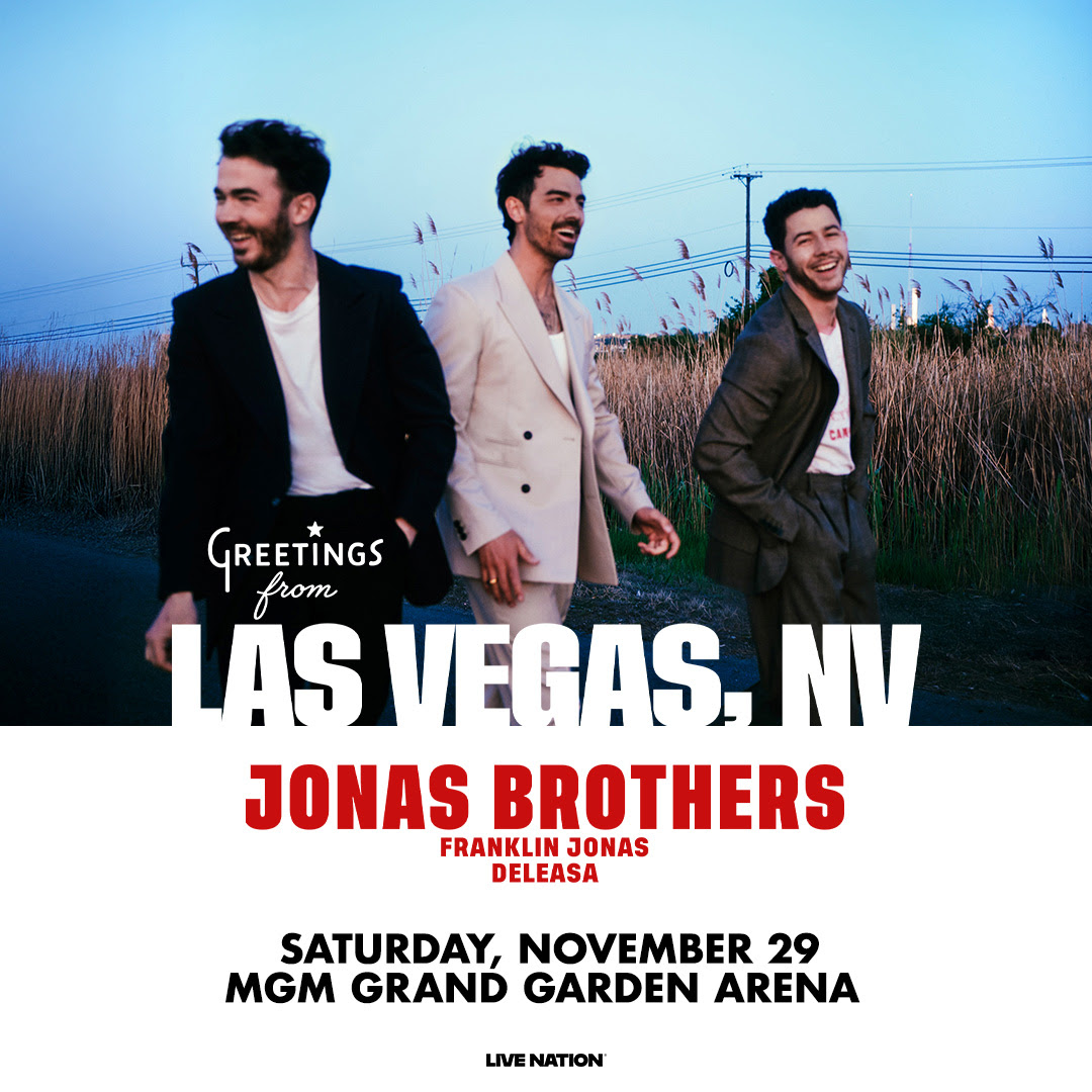 'JONAS20: Greetings From Your Hometown' Tour Coming to Las Vegas ...